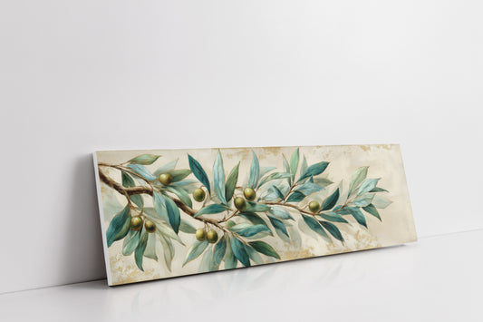 Olive Branch In Soft Mediterranean Light