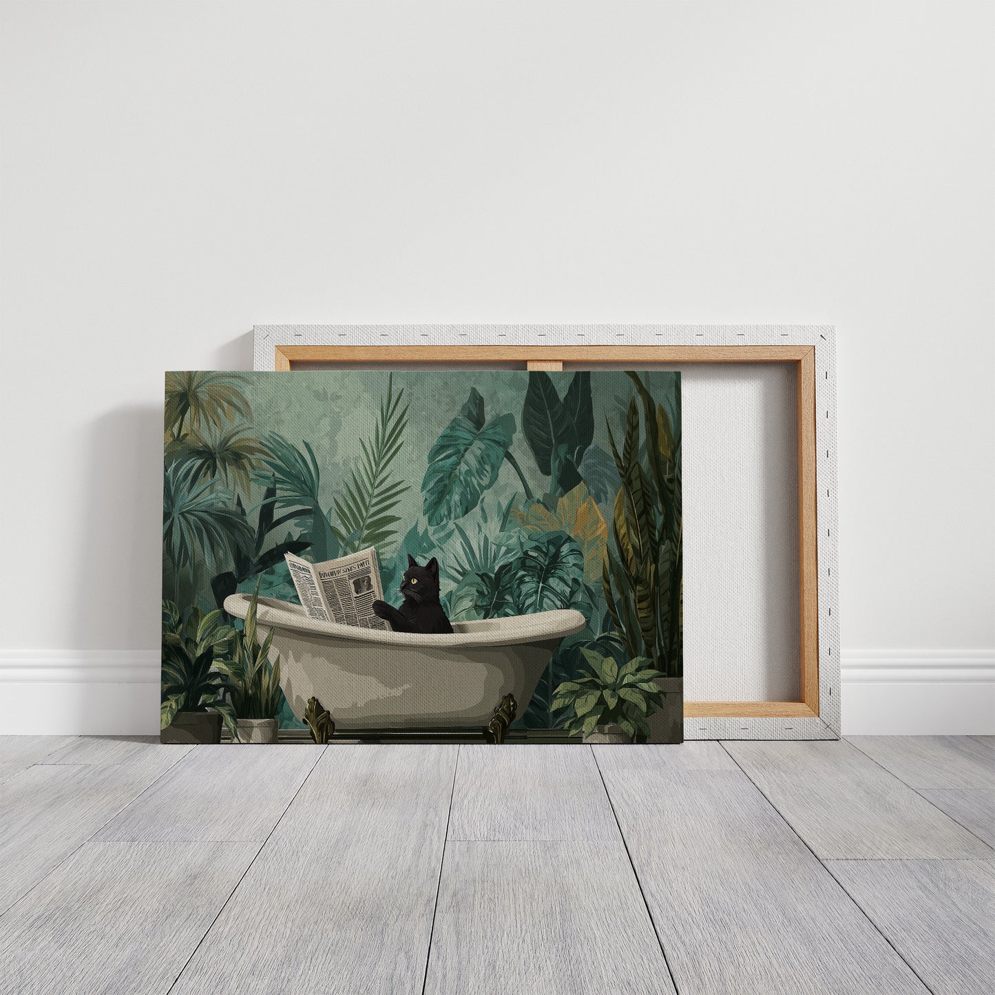 Morning News in the Jungle Bath
