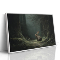 Forest Wanderer Finds Moonlit Path