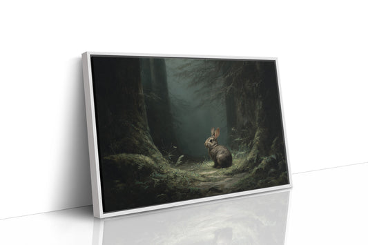 Forest Wanderer Finds Moonlit Path