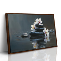 Cherry Blossoms Find Stillness Below