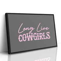 Long Live Cowgirls Western Wall Art
