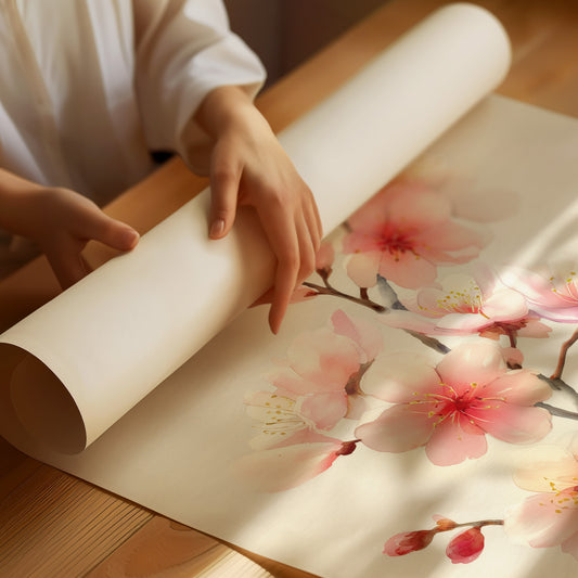 Cherry Blossoms Above Evening Spirits