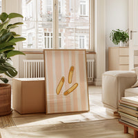 Breadsticks Dance On Blush Stripes