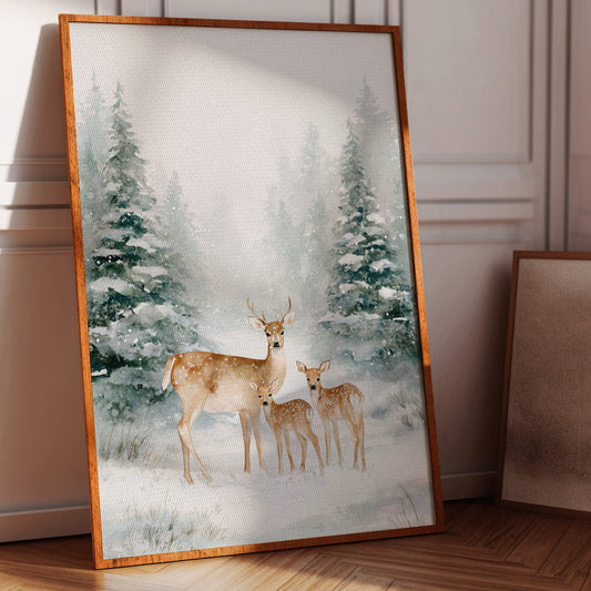 Beneath The Snowfall's Gentle Caress
