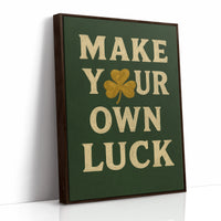 Make Your Own Luck Shamrock Print
