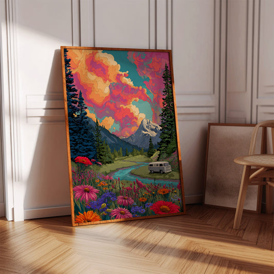 Journey Through Blossoms and Peaks