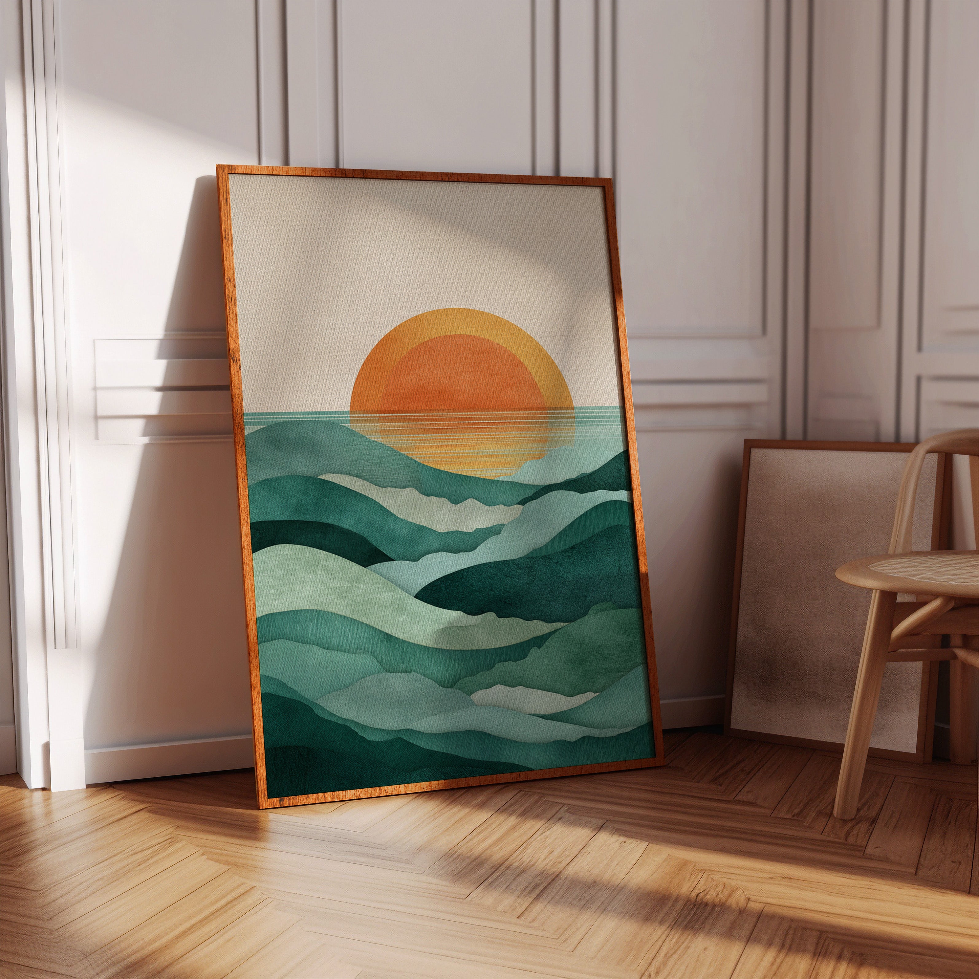 When Waves Embrace the Horizon