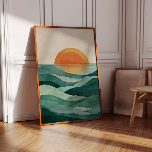 When Waves Embrace the Horizon