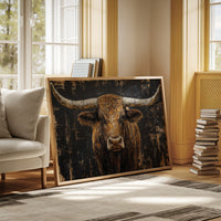 Highland Cattle Wears Autumn's Crown