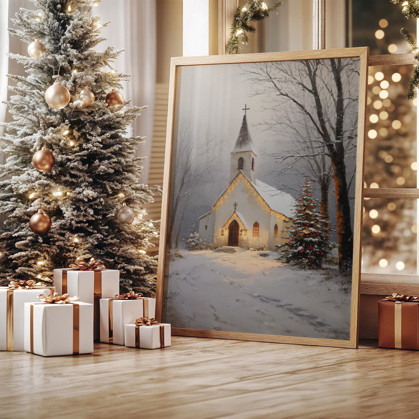 Silent Night Blesses Country Chapel