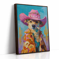 Desert Diva Wears Pink Stetson
