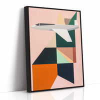 Geometric Flight Through Pastel Skies