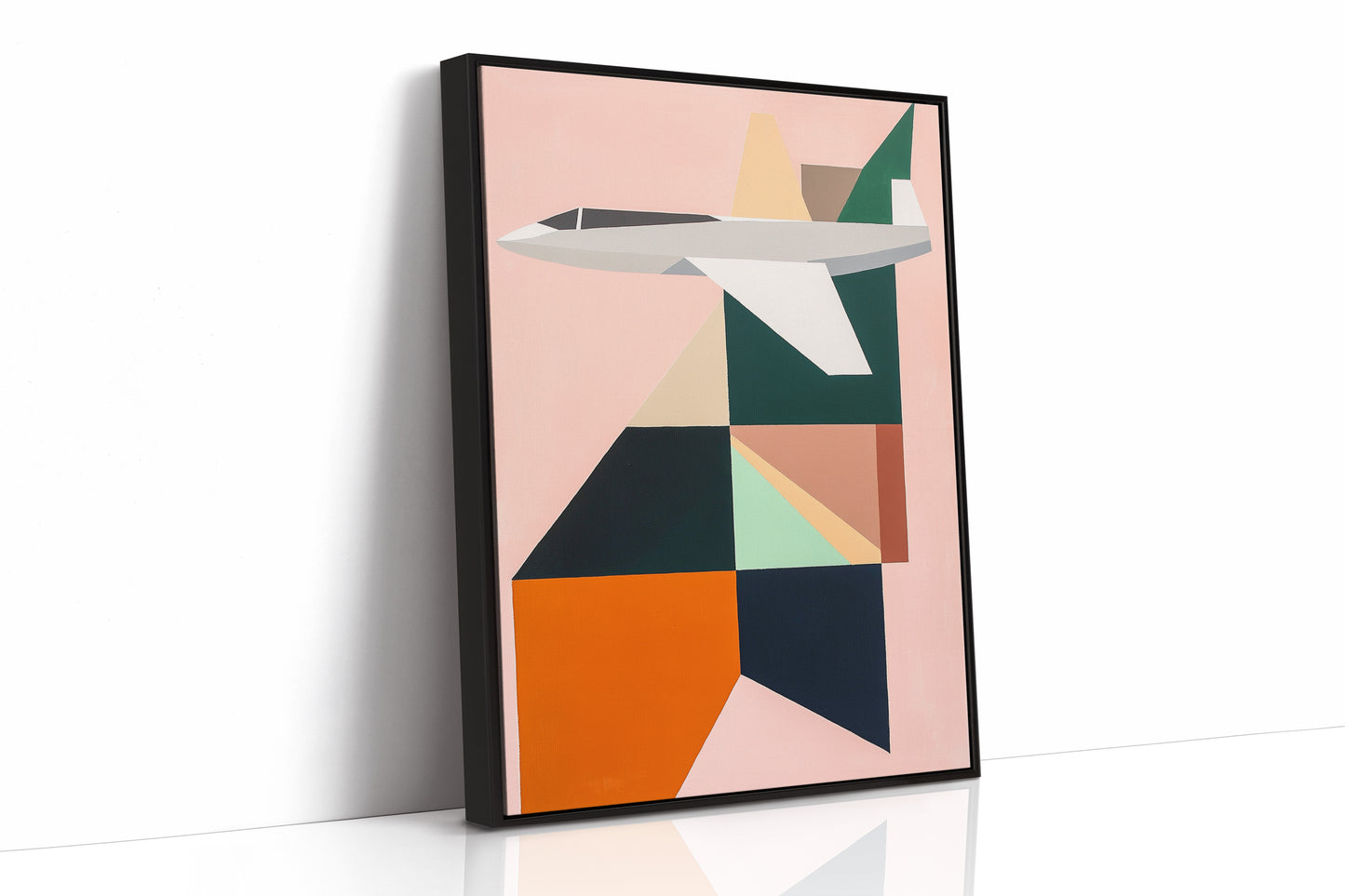 Geometric Flight Through Pastel Skies