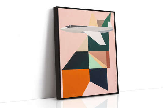 Geometric Flight Through Pastel Skies