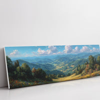 Sunlit Valley Beneath Endless Blue