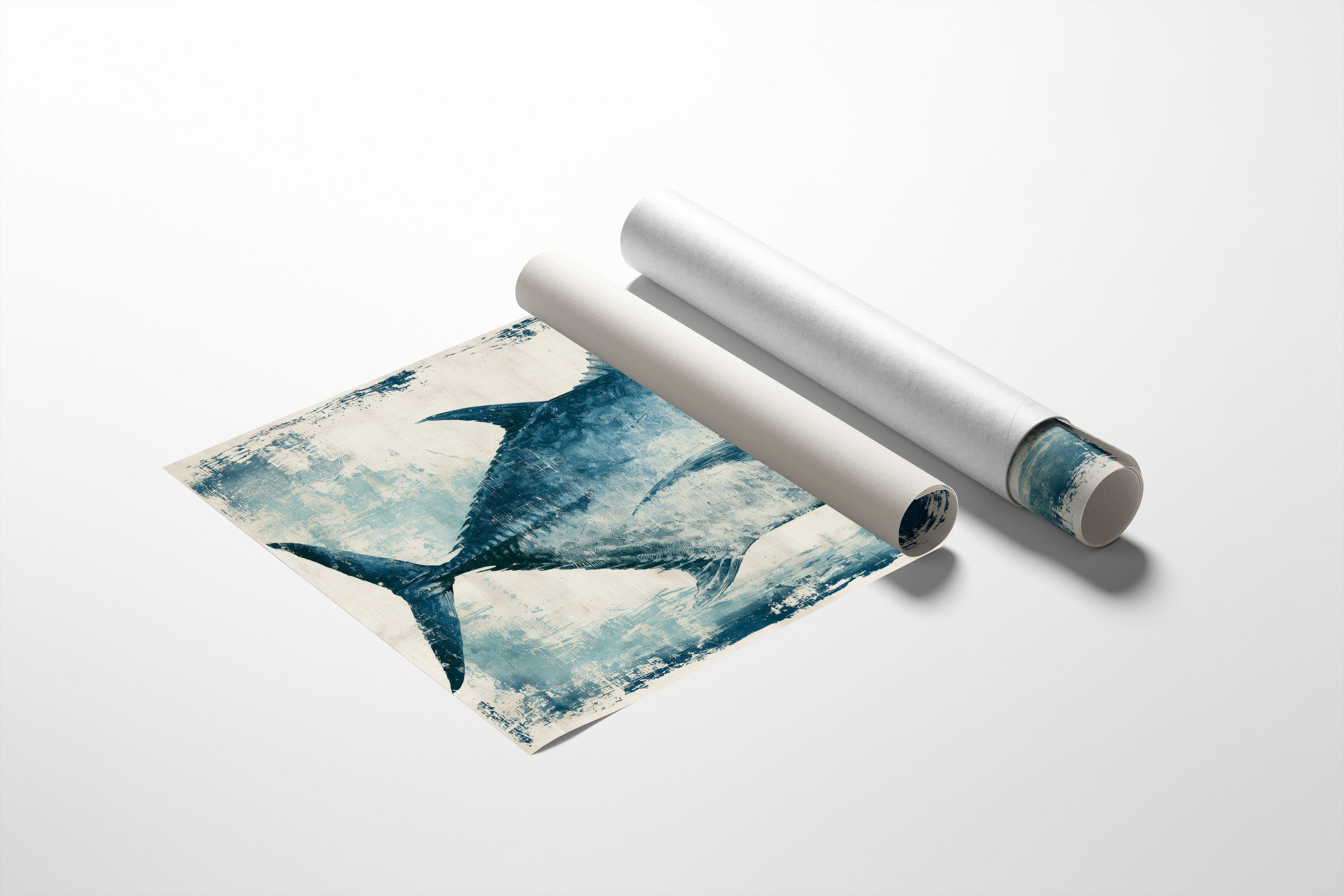 Blue Pompano, Textured Study
