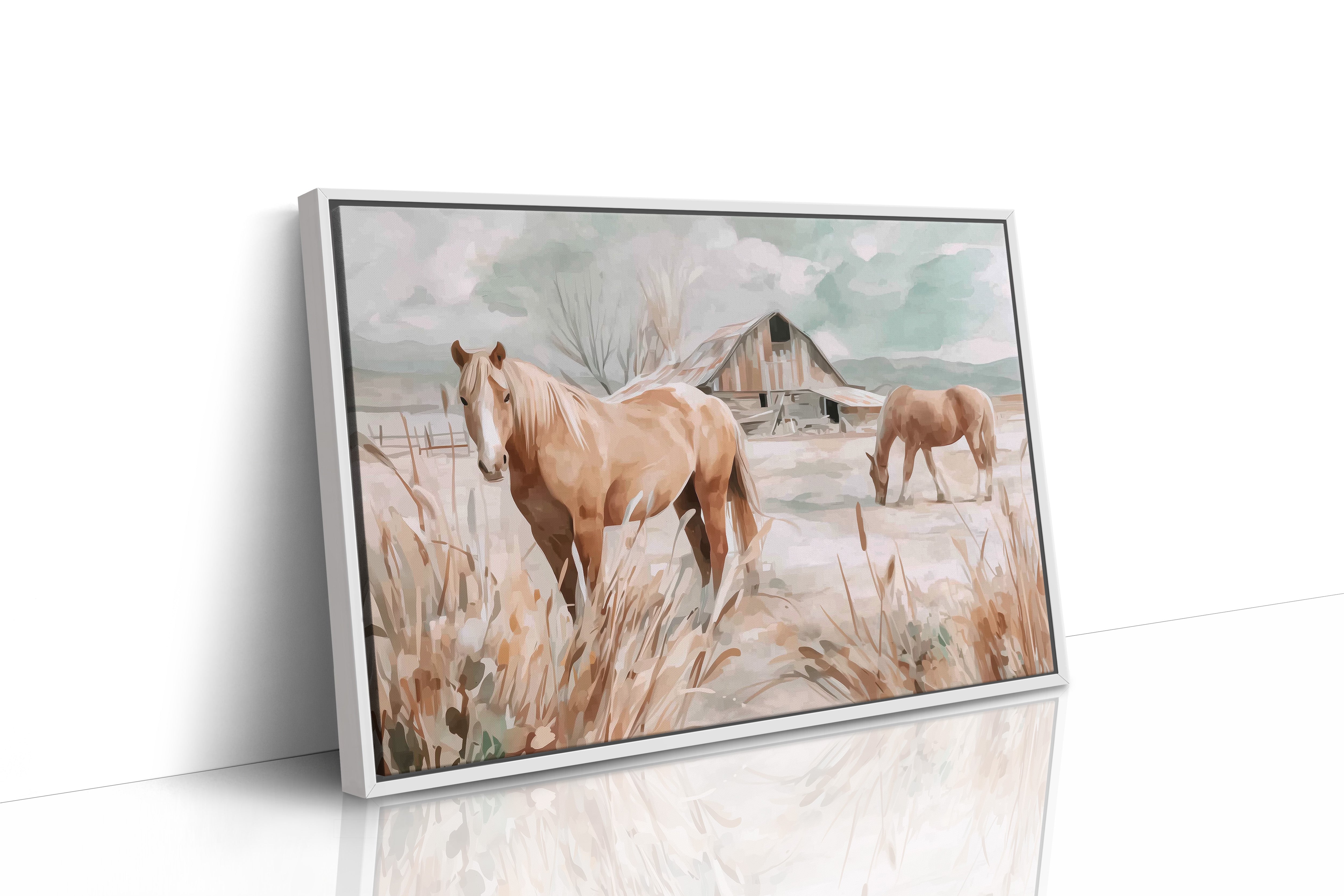 Palomino Standing Through the Quiet