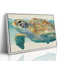 Ancient Voyager In Turquoise Depths