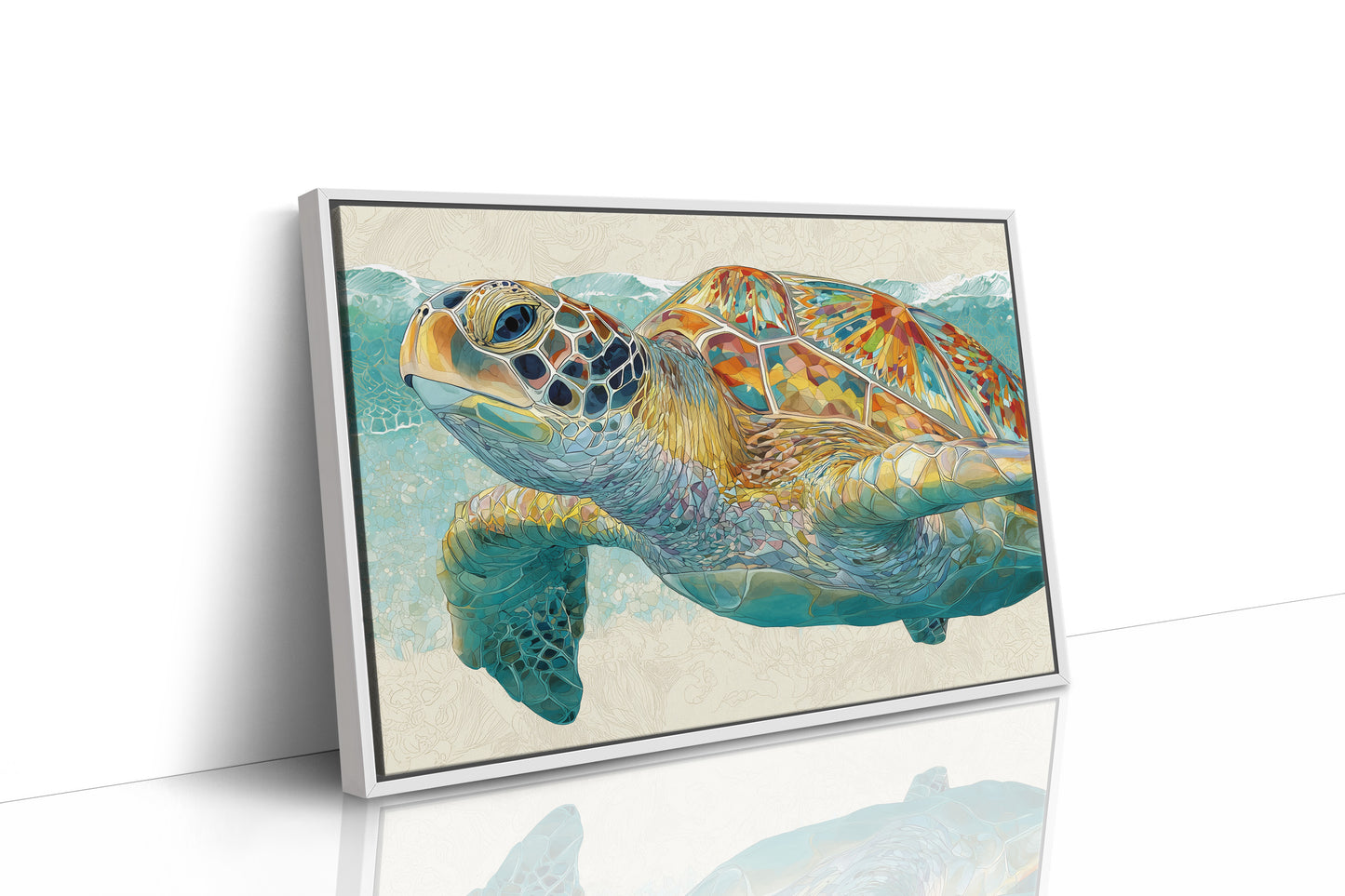 Ancient Voyager In Turquoise Depths