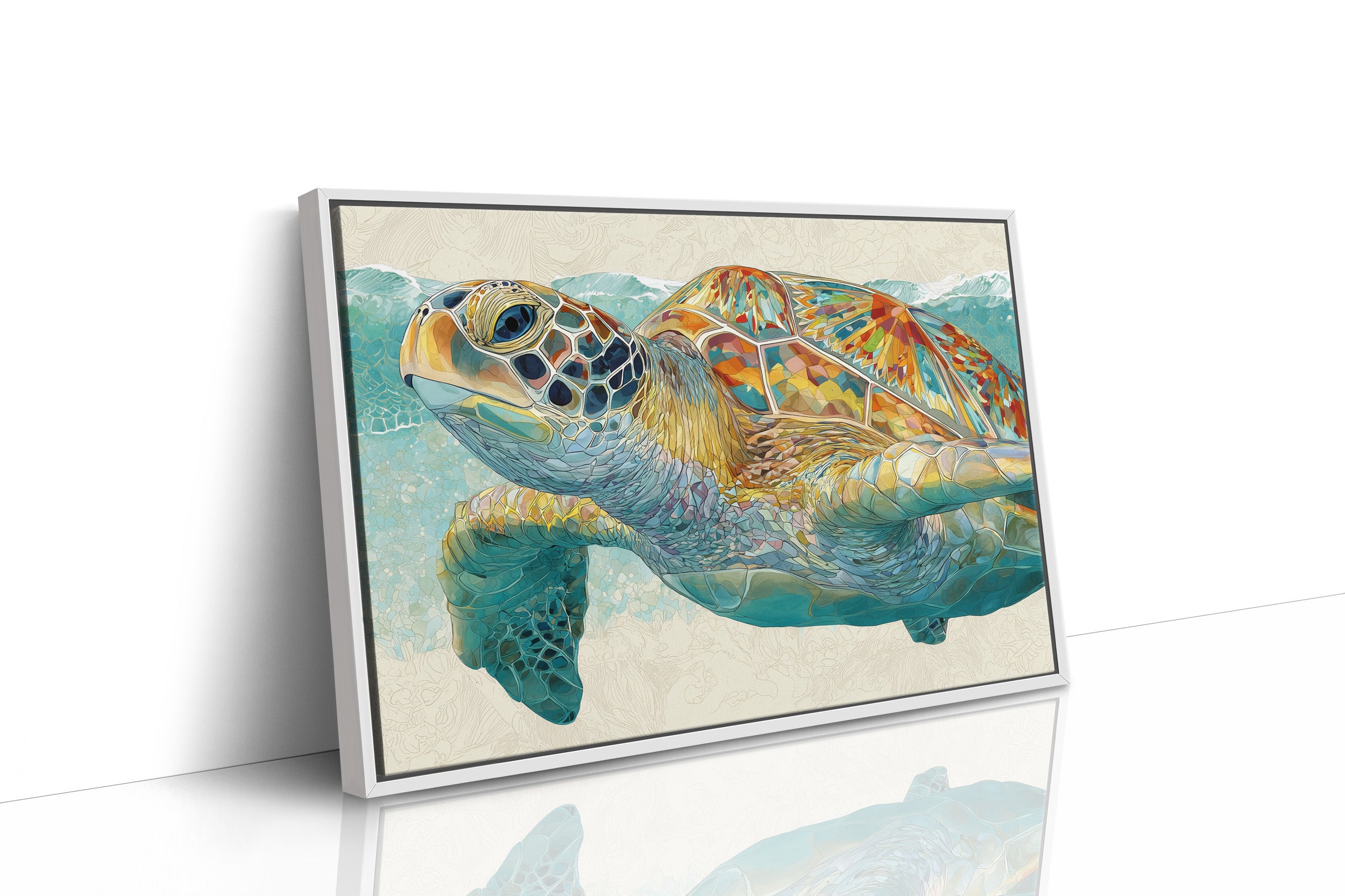 Ancient Voyager In Turquoise Depths