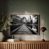 Wooden Path To Mountain Majesty