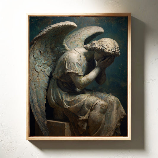 Silent Grief Beneath Feathered Wings