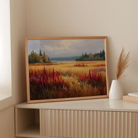 Crimson Meadows Paint October's Song