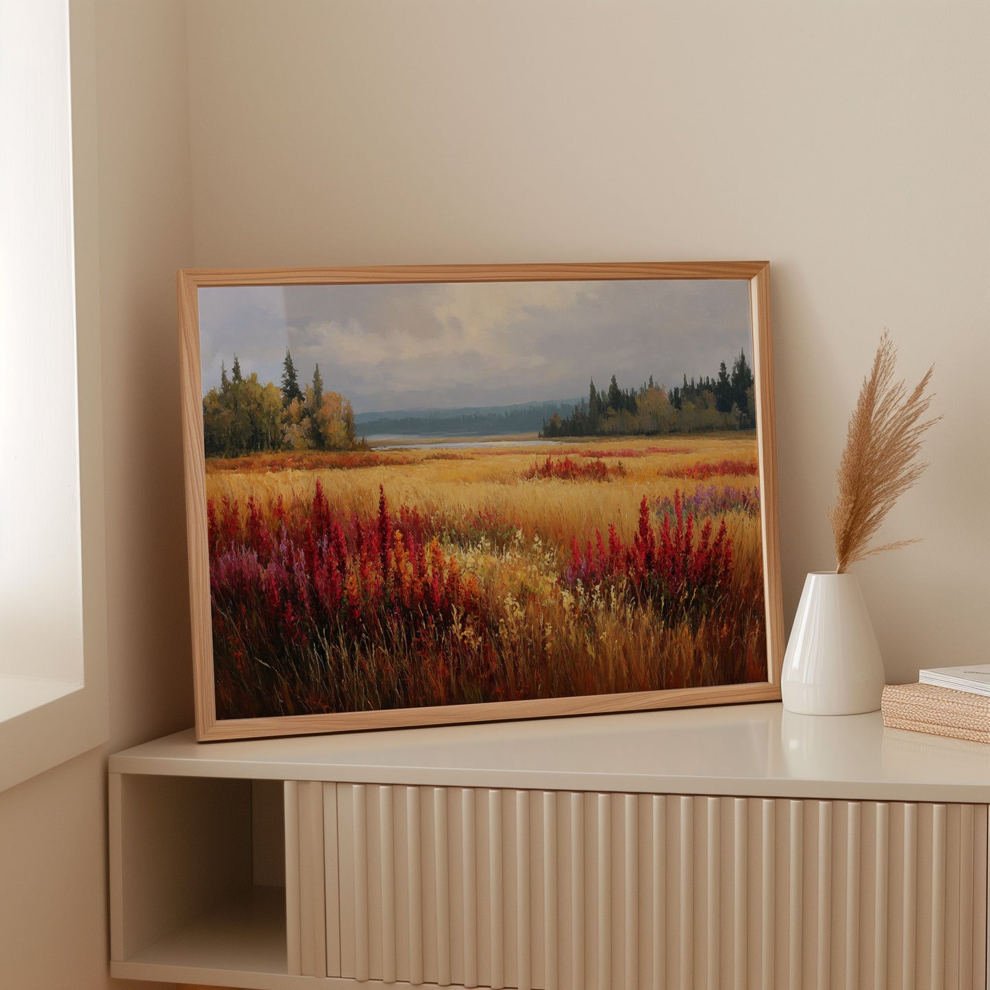 Crimson Meadows Paint October's Song