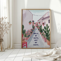 Faith Walk Through the Flowered Alley
