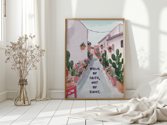 Faith Walk Through the Flowered Alley