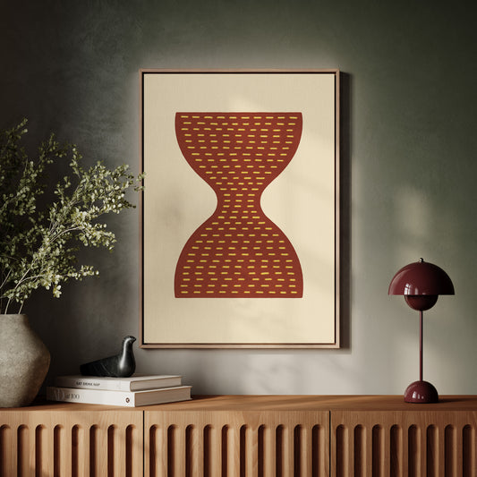 Time Flows In Terracotta Lines