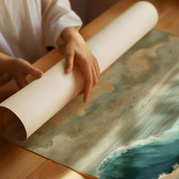 Sea Memory In Wooden Frame