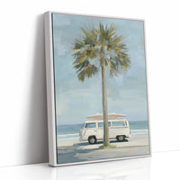 Coastal Wanderer Awaits Tide Change