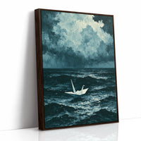 Origami Crane Braves the Storm