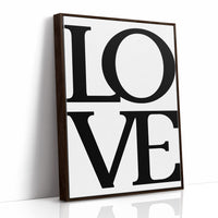 Bold Serif Love Typography Print