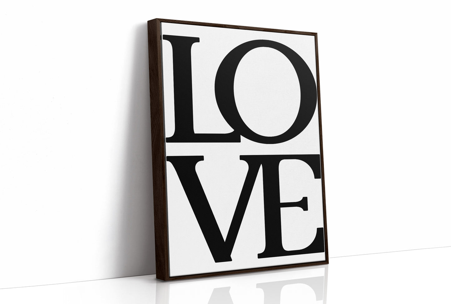 Bold Serif Love Typography Print