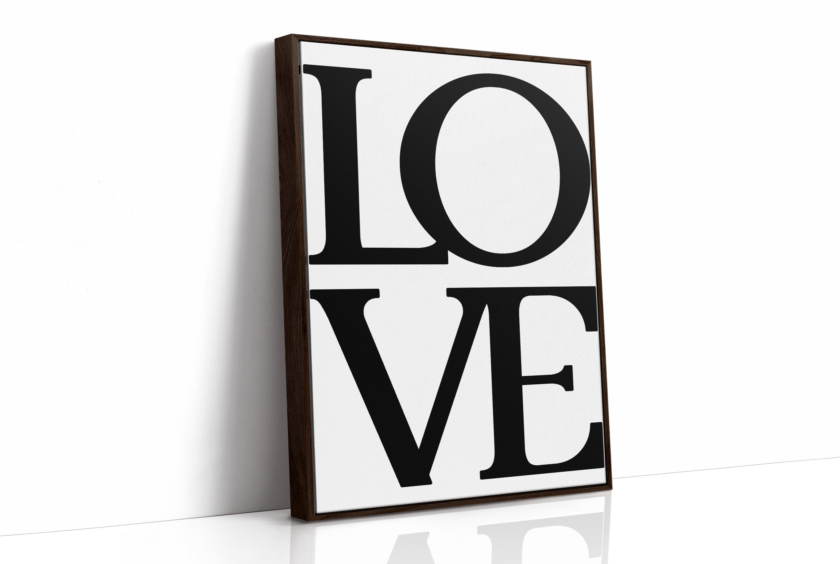 Bold Serif Love Typography Print