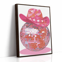 Disco Cowgirl Sparkles Pink Tonight