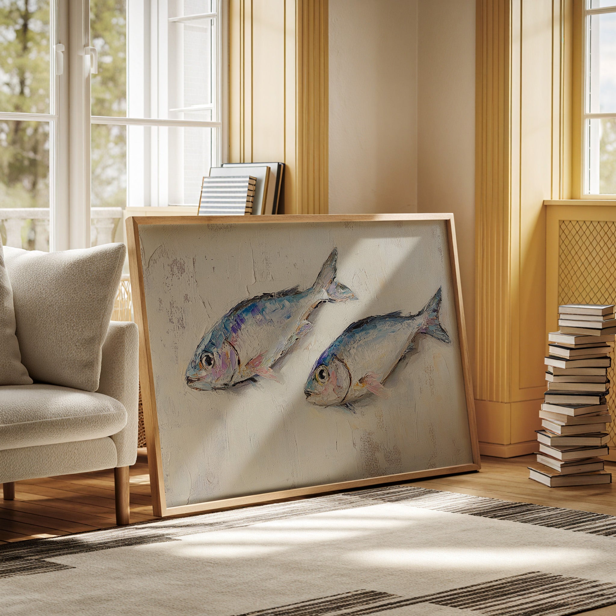 Silver Fish Dance Through Morning Light