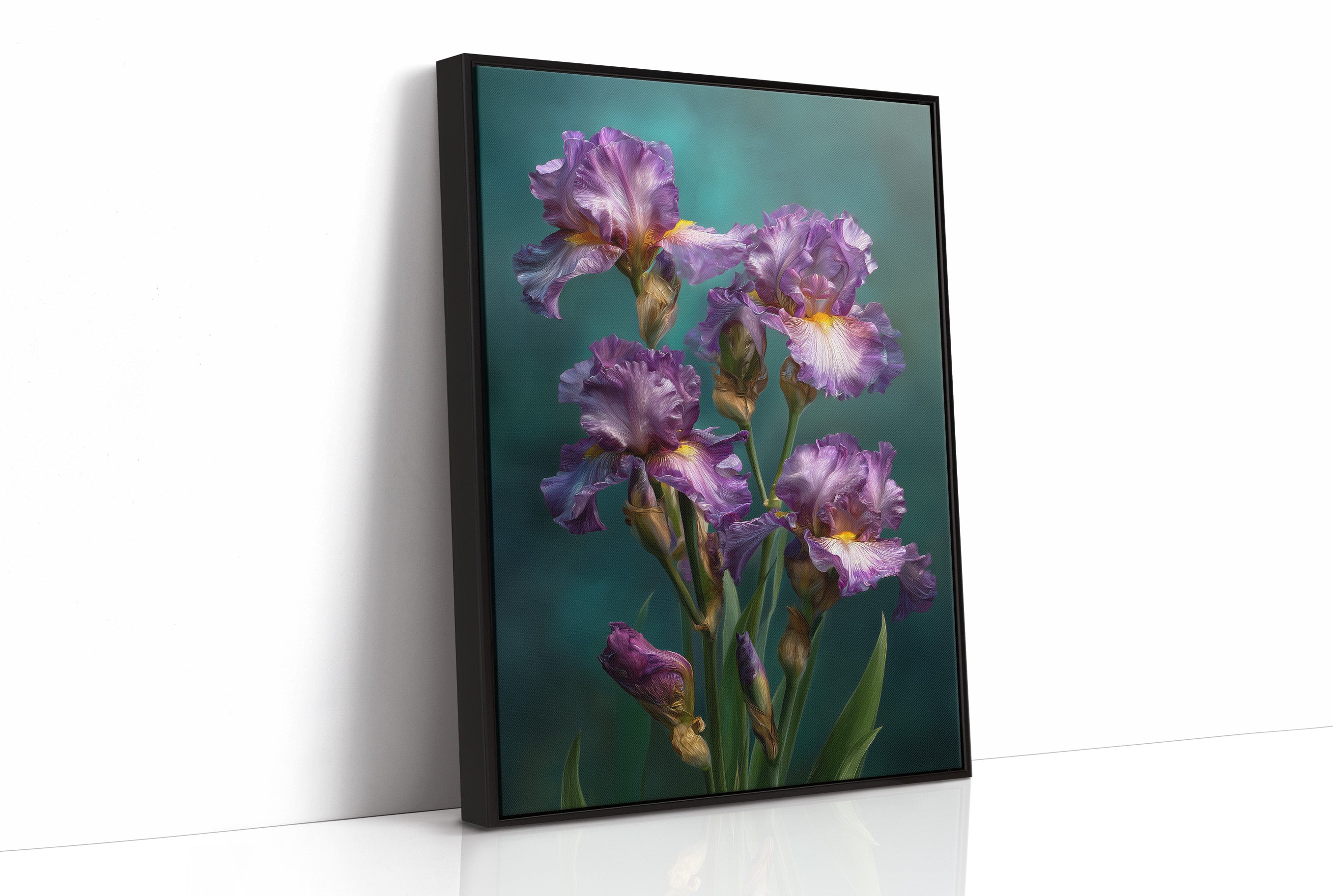 Irises Opening All at Once