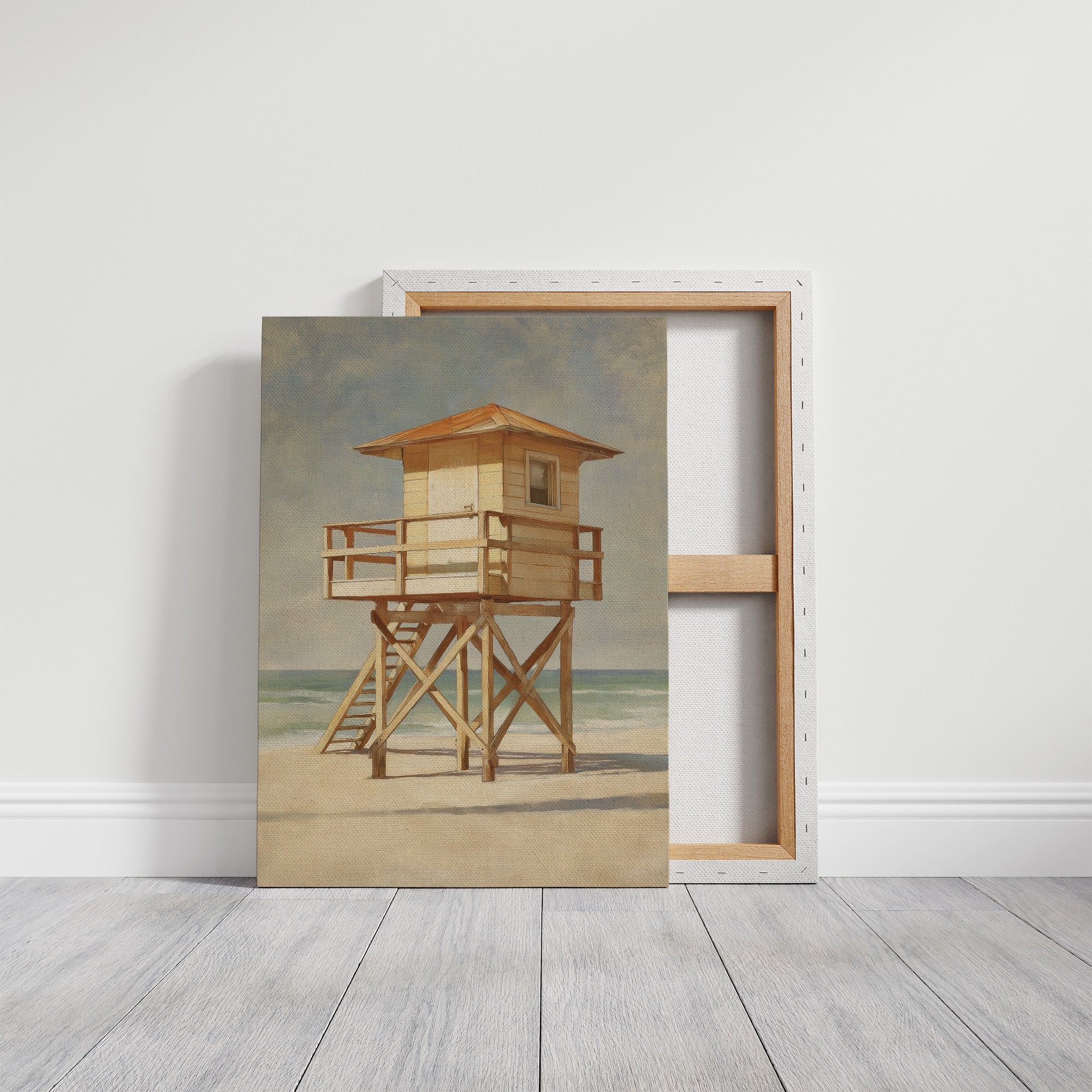 Shoreline Guardian Stands Solitary