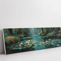 Water Lilies In Forest Stillness