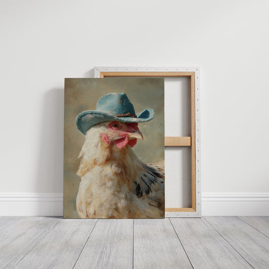 Blue Brim Barn Queen