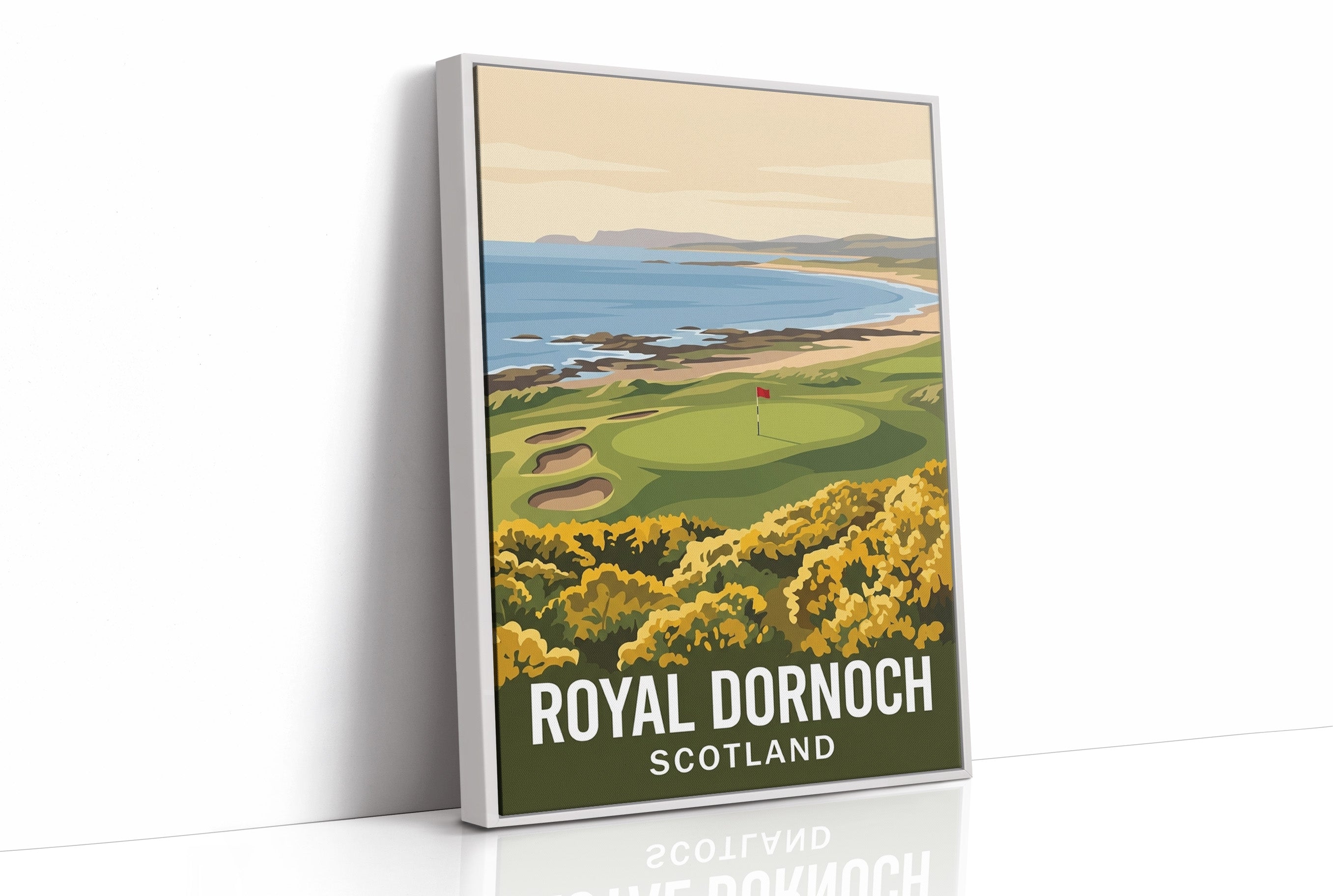 Gorse and a Red Flag Waving
