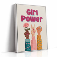 Girl Power Feminist Illustration Quote Print