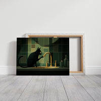 Midnight Curiosity at the Faucet