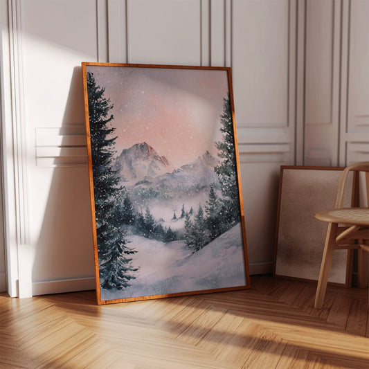When Mountains Cradle the Snow