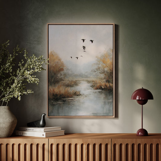 Flight Over Quiet Waters