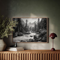 Wild Waters Carve Mountain Memories